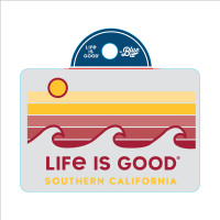 USC Trojans Life Is Good Water Horizon Sticker